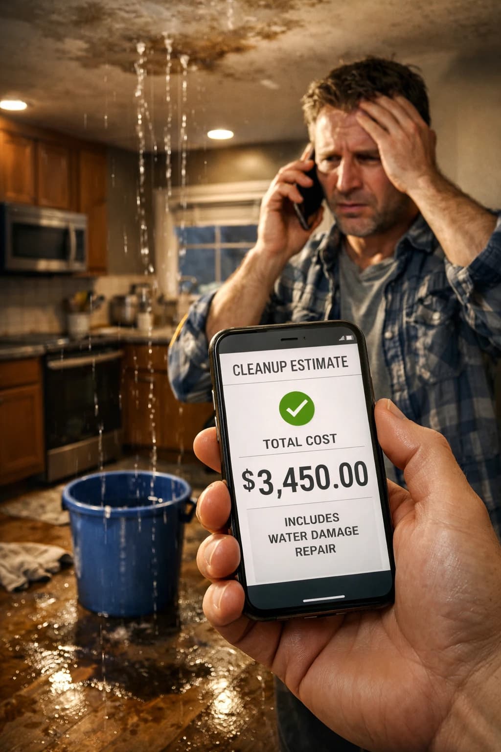 Emergency plumbing estimate clarity during active issue
