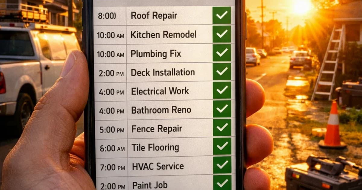 contractor booking automation — lead qualification flow and booking console for contractor teams seeking faster quotes and...