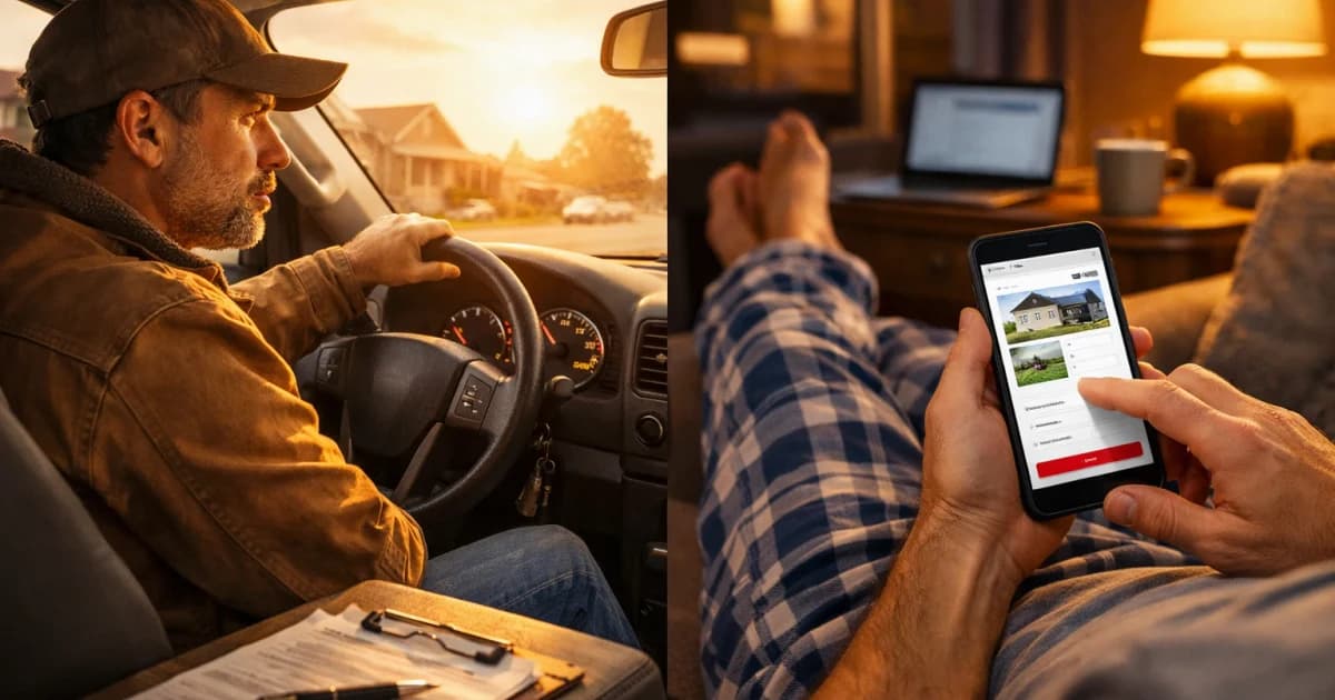 in person estimates vs online intake for contractors — lead qualification flow and booking console for contractor teams se...