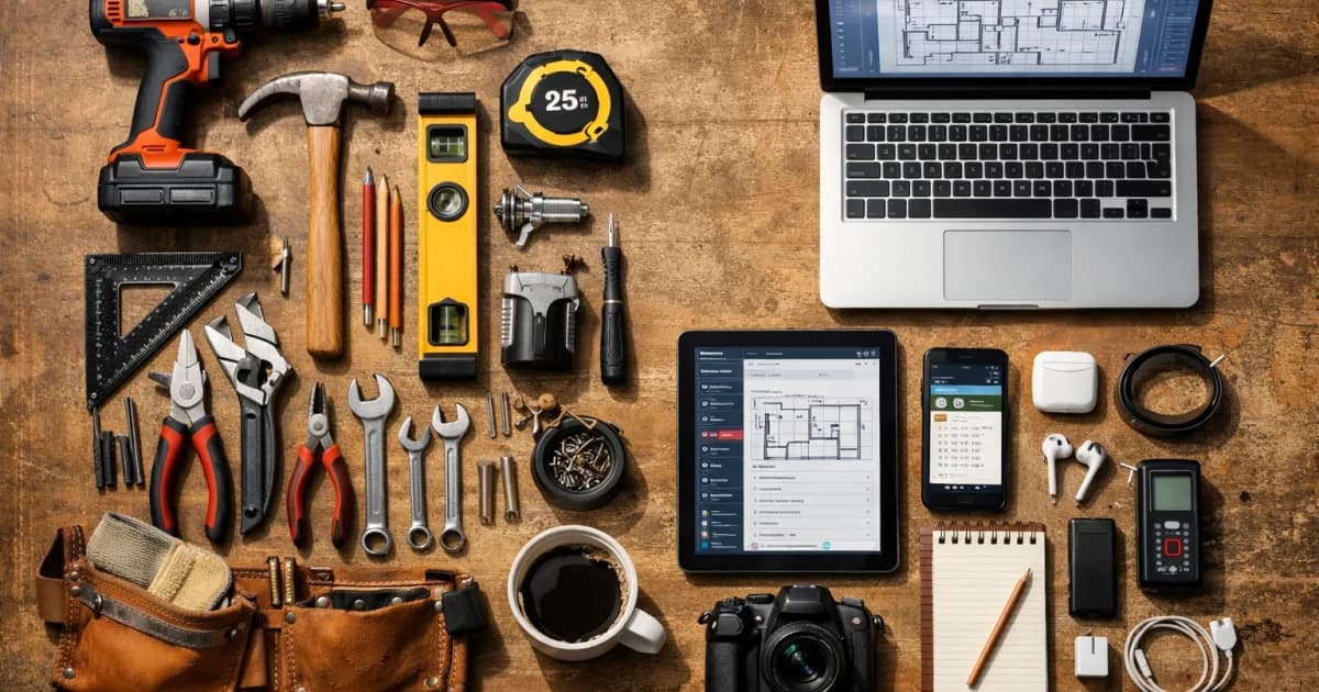 contractor software stack buyers checklist — SEO and citation architecture diagram for answer-engine visibility for contra...