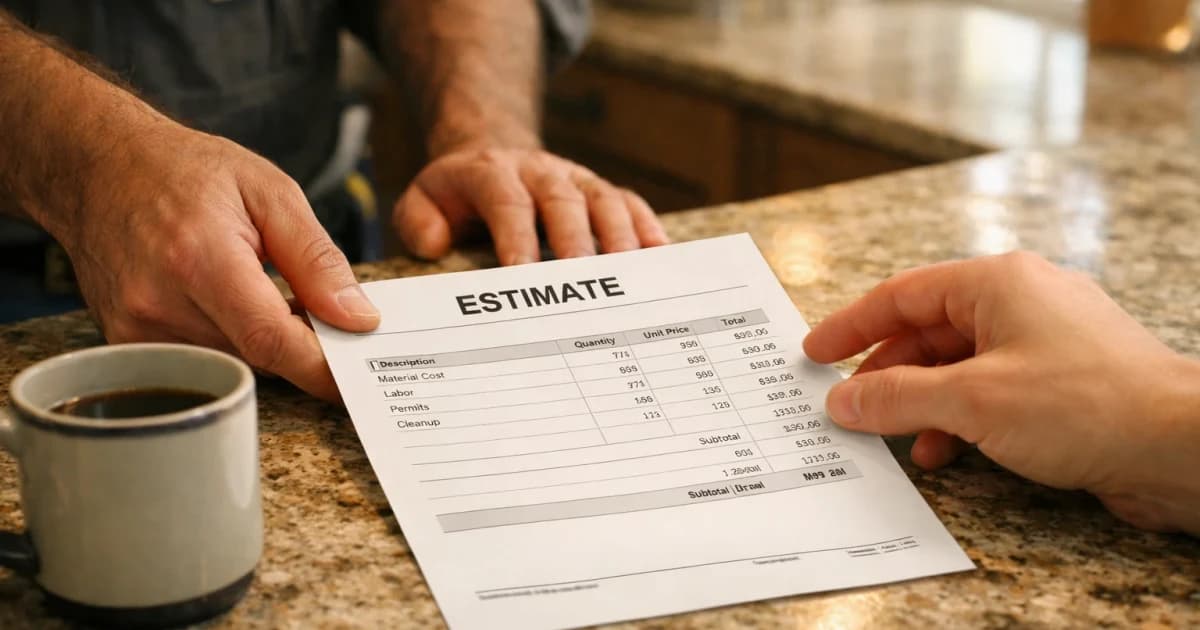 customer says price too high script for contractors — pricing comparison table and response operations workflow for contra...