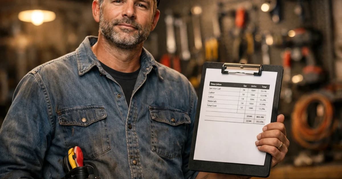 panel change pricing guide for electricians — pricing comparison table and response operations workflow for contractor tea...